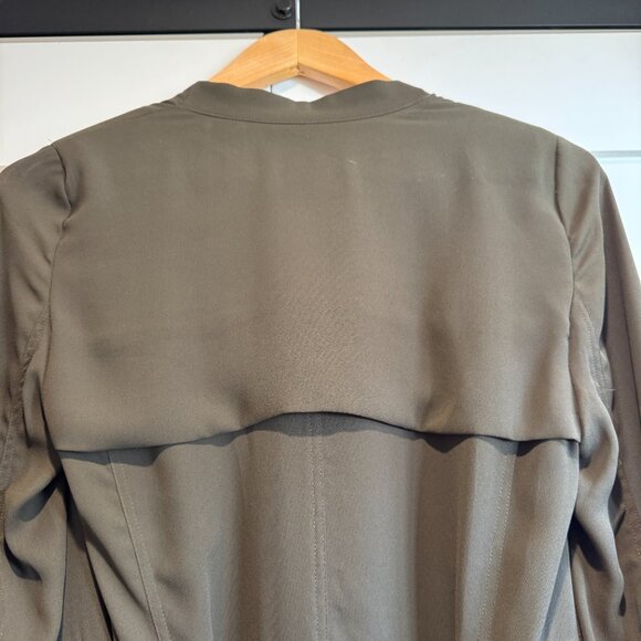Babaton (Aritzia) Quincy Trench Coat – Olive Green – XXS - Picture 7 of 7